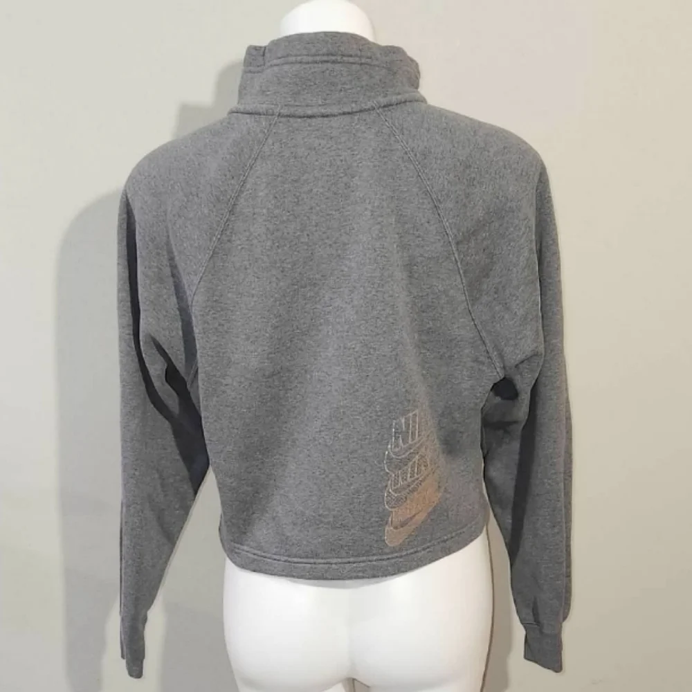 NIKE Crop Top Sweater 1/2 Zip Women's